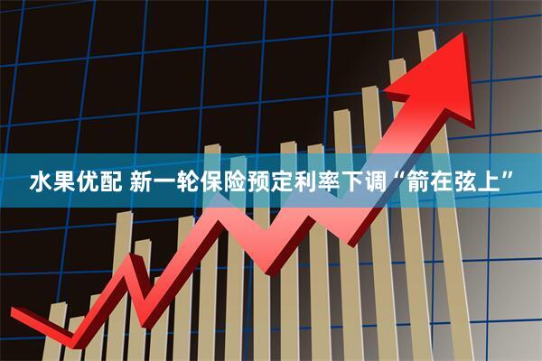 水果优配 新一轮保险预定利率下调“箭在弦上”