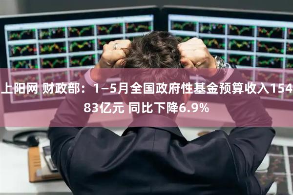 上阳网 财政部：1—5月全国政府性基金预算收入15483亿元 同比下降6.9%